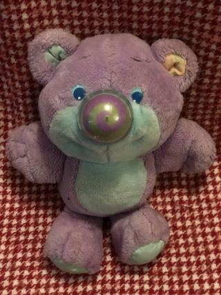 Vintage Playskool Nosy Bears Purple And Blue/green