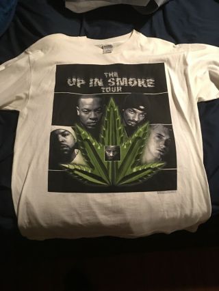 Vintage Up In Smoke Tour White T - Shirt