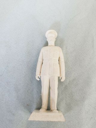 Vintage Marx 60mm Square Base General Vandegrift Wwii Figure