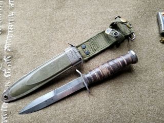 Wwii Us Army Airborne Infantry M3 Commercial Fighting Knife