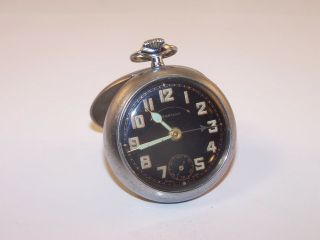 Vintage Harman Swiss Made Alarm Pocket Watch Brevet 227383