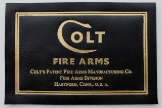 Pistol Gun Presentation Case Box Colt Label Python Anaconda Government 1911 A1