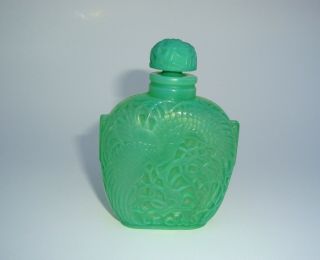 Antique Rene Lalique Le Jade Scent Bottle Roger Et Gallet Perfume