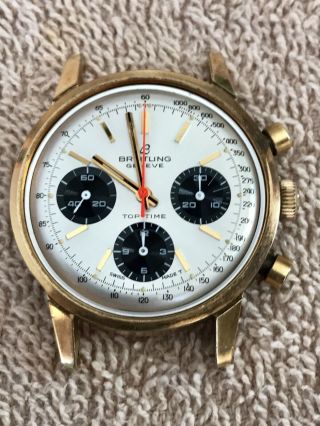 Vintage Men’s Breitling 810 Chronograph Watch Parts/repair