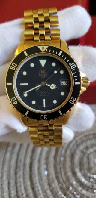 Tag Heuer 1000 Gold 