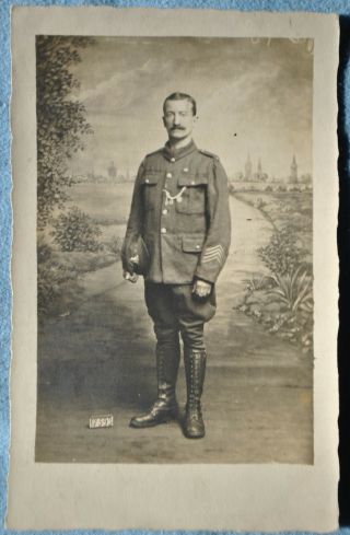 Wwi Rppc Of British Pow From West Riding Regt.  - Camp At Rennbahn