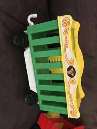 Vintage 1973 Fisher Price Little People Circus Train Set 991 4