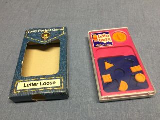 Vintage Tomy Pocket Game Letter Loose