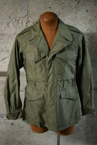 Vintage Wwii M - 1943 Field Jacket Dated 1943 Sz 36r Unissued