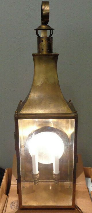 Vintage Brass Wall Sconce/Light Lamp/Lantern - Candelabra Lights - 28 