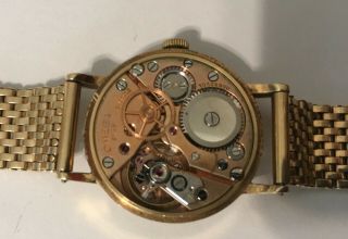 Omega 14k mens gold Chronometre watch 1971 4