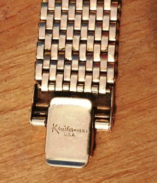 Omega 14k mens gold Chronometre watch 1971 5