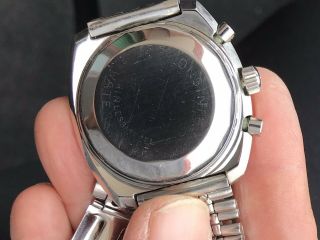 Vintage Longines 44mm Chronograph Wristwatch Valjoux 72 Dial Band 6