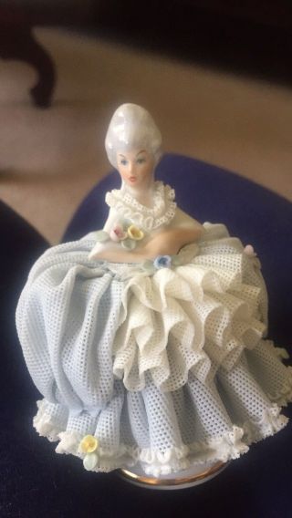 Dresden Porcelain Lace Doll