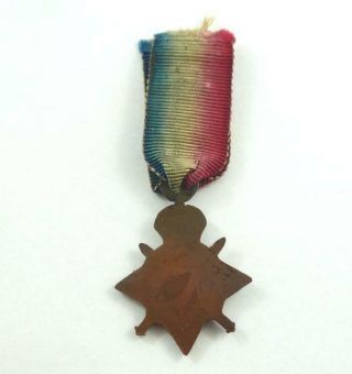 World War I Canada 1914 - 1915 Star Miniature Medal with Ribbon 3