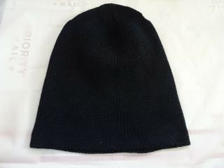 Vintage 40s Wwii Us Navy Usn Wool Night Watch Cap Beanie Hat Knit Rare Navy Blue