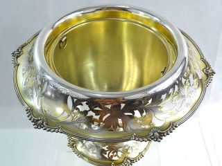 MAGNIFICENT ANTIQUE AMERICAN STERLING SILVER WINE COOLER REED & BARTON BARWARE 2