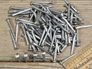 1” Square Nails 200 Quantity Round Small Domed Head Brads Vintage Antique Rustic