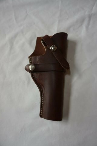 Georgle Lawrence Smooth Leather Holster Marked 24 And 611