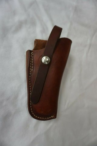George Lawrence Smooth Leather Holster Marked 120 And 709