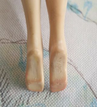 Vintage 1959 Mattel Barbie 2 Blonde Doll Auburn Japan Feet 59 8