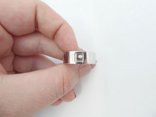 Fine Heavy Designer Chopard Bouncing Diamond 18ct Gold Ring 11.  8 Grams