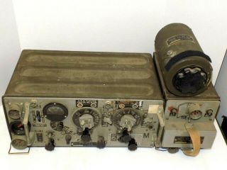 Vintage Signal Corps Wireless Set No 19 Mk Ii Tuner Radio Transceiver Wwii