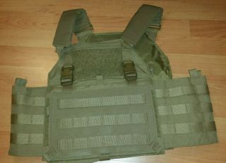 Velsyst Velocity Systems/mayflower Rc Lwpc Plate Carrier In Coyote With Placard