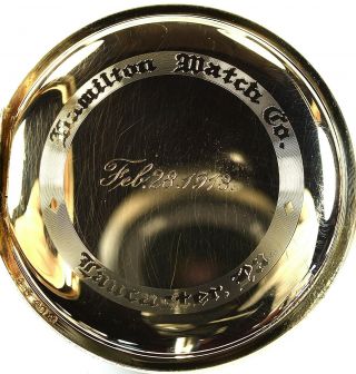 Logo - Ho Hamilton Mirror - Smooth 16s " Quality " Rose Gf Hinged B&b Dress - Rr Case