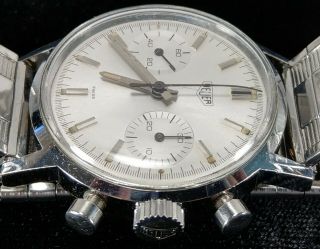 Vtg Tag Heuer Valjoux 7733 Chronograph 7721 Men ' s Watch Poor Man ' s Carrera 4