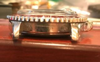 Rolex Vintage 1675 GMT Master Pepsi Refinished DIal Pointed Crown Guard Rare 6
