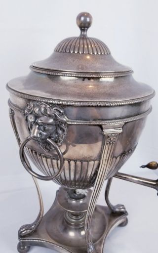 Antique 18th Century Georgian Solid Sterling Silver Samovar 4560 Grams 2