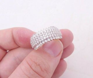 18ct Gold 1.  50ct Diamond Ring,  Baguette Round Cut Cluster 18k 750