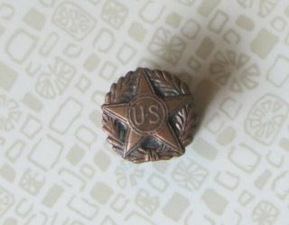 Vintage Ww I Victory Star Button Stud Us Army Honorable Discharge