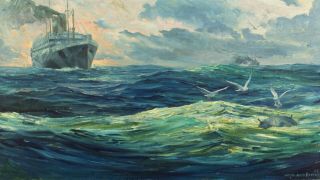 Anton Otto Fischer (NY,  German,  1882 - 1962) oil painting 3