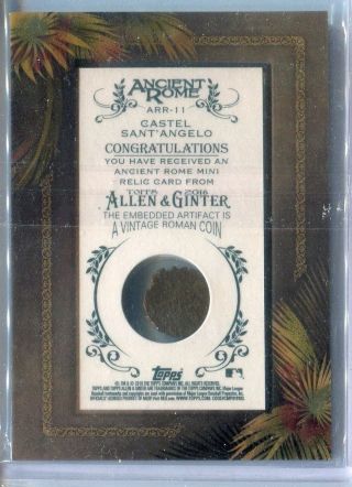2016 Allen & Ginters Castel Sant ' angelo “Ancient Rome Genuine” Coin ARR - 11 2
