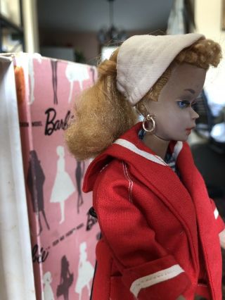 Vintage 1960’s 3 Blonde Pink Silhouette Dressed Box Ponytail Barbie 6