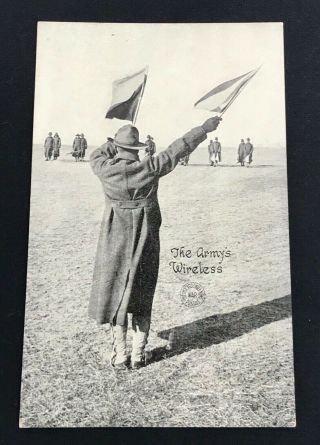 Wwi Us Army Signal Corps Postcard