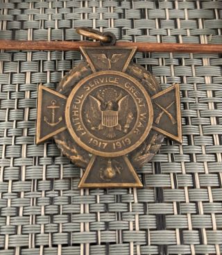 Ww1 United States Military Service Medal By Tiffany & Co Unnamed