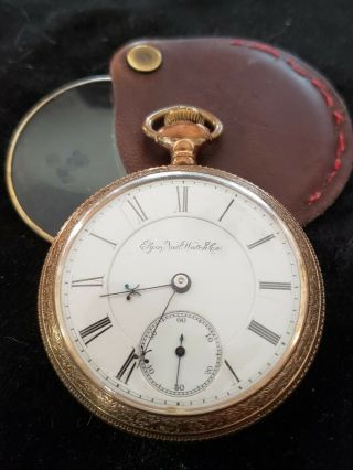 1887 Elgin Pocket Watch B.  W.  Raymond Grade 77 18s