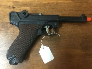 Vintage Die Cast Toy Cap Gun Pistol Marx 1253ku German Lugar