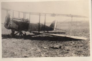 Wwi Photo Biplane Fighter Wreck 1918 Aberdeen Proving Ground Apg 52