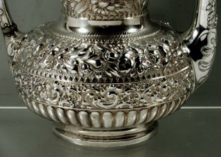 Tiffany Sterling Silver Coffee Pot 1889 Moorish Design 9