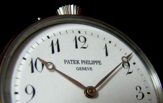 PATEK PHILIPPE &Co Antique 1904 Half - Skeleton Movement Steel Case 6