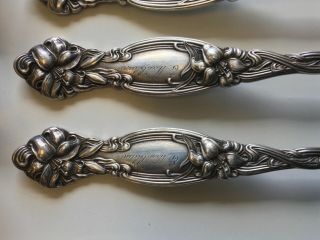 87 pc Simpson,  Hall & Miller FRONTENAC Sterling Silver Art Nouveau 4325 grams 11
