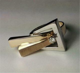 Vintage 14k White/yellow Gold - Belt Buckle Diamond Ring - Sz 6 1/4,  7.  7g - Box