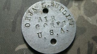 WWI Aviation Collar Disks and Dog Tags Air Corps Insignia 3