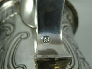MAGNIFICENT,  GEORGE III solid silver LIDDED TANKARD,  1760,  701gm 8