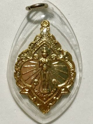 I/ai Kai Phra Lp Rare Old Thai Buddha Amulet Pendant Magic Ancient Idol 9