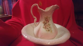 Ironstone Wash Stand Set (pitcher And Bowl)